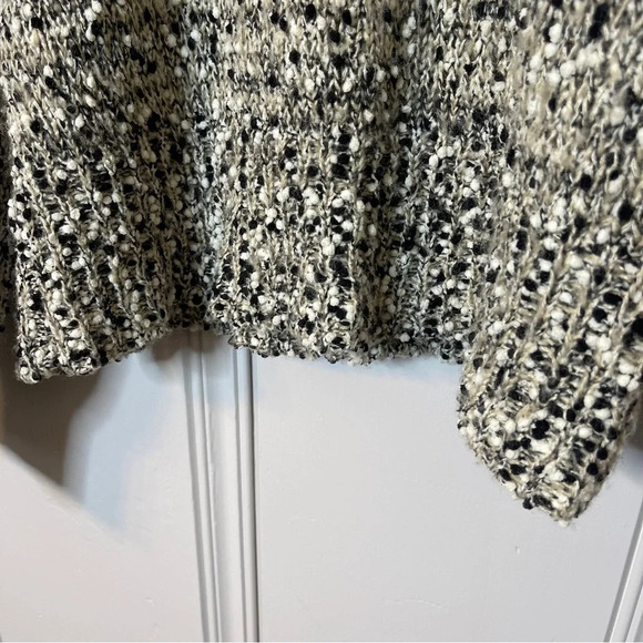 Anthropologie Moon River Moorland Speckled Balloon Sleeve Boxy Sweater - Picture 7 of 9